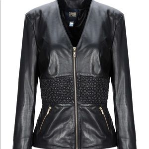 Cavalli class Genuine Lamb leather  jacket.